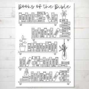 Books of the Bible Tracker Sticker