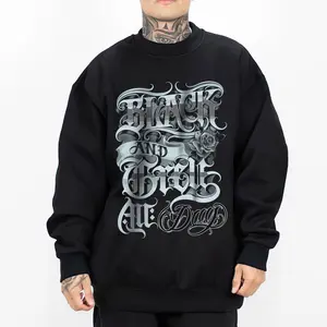 Mens_T-Shirt_Graffiti_Chicano_Lettering_Tattoo_Hip-Hopds Sweatshirt