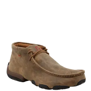 Twisted X Men’s "The Original" Chukka Bomber Brown Driving Mocs MDM0003