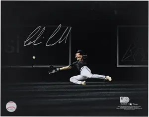 Corbin Carroll Arizona Diamondbacks Autographed 11" x 14" Diving Catch Spotlight Photograph - Fanatics Authentic Certified