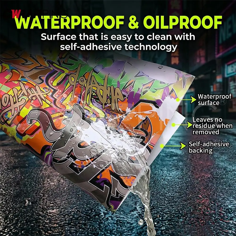 Sticker Custom Car Stickers Exterior Waterproof Graffiti Printing DIY Vehicle Decoration Motorcycle Helmet Car Wrapping Film