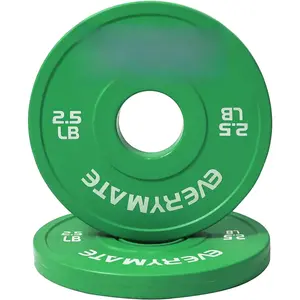 Change Weight Plates 1.25LB 2.5LB 5LB Set Fractional Plate Olympic Bumper Plates for Cross  Bumper Weight Plates Steel Insert Strength  Weight Plates