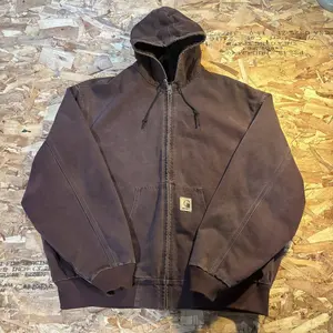Vintage 1999 Carhartt Active Jacket Mens 2XL Plum Burgundy