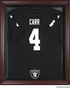 Las Vegas Raiders Mahogany Framed Jersey Display Case