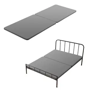VEVOR King Size Bunkie Board, 1.5 in Bed Board Slats with 200D Oxford Cloth, Wooden Mattress Support for King Size Bed, Easy Assembly Support under Mattress, 4 Piece, GrayVEVOR Super Brand Day