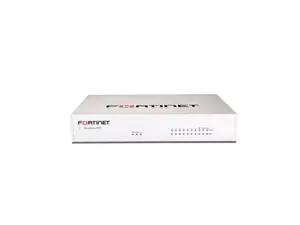 Fortinet FortiGate FG-61F Network Security/Firewall Appliance - 10 Port - 10/100/1000Base-T - Gigabit Ethernet - 6 Gbit/s Firewall Throughput - Desktop, Wall Mountable, Rack-mountable