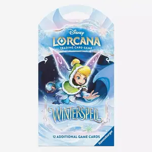 Disney Lorcana WinterSpell Trading Card Game Blister Pack - 12 Additional Game Cards for Collectors and Fans