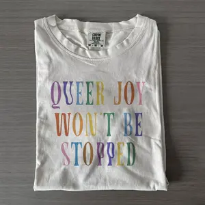 Comfort Colors Queer Joy Won’t Be Stopped T-shirt, Pride Graphic Tee, Unisex Gift
