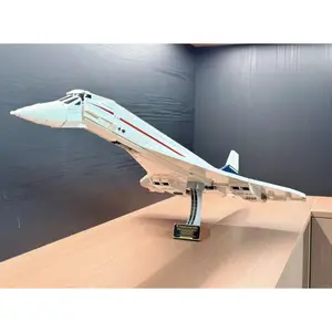 2083pcs Large Aircraft Building Blocks Set, Advanced Aviation Collectible, Home Office Decor Gift, Unisex Figurines & Miniatures