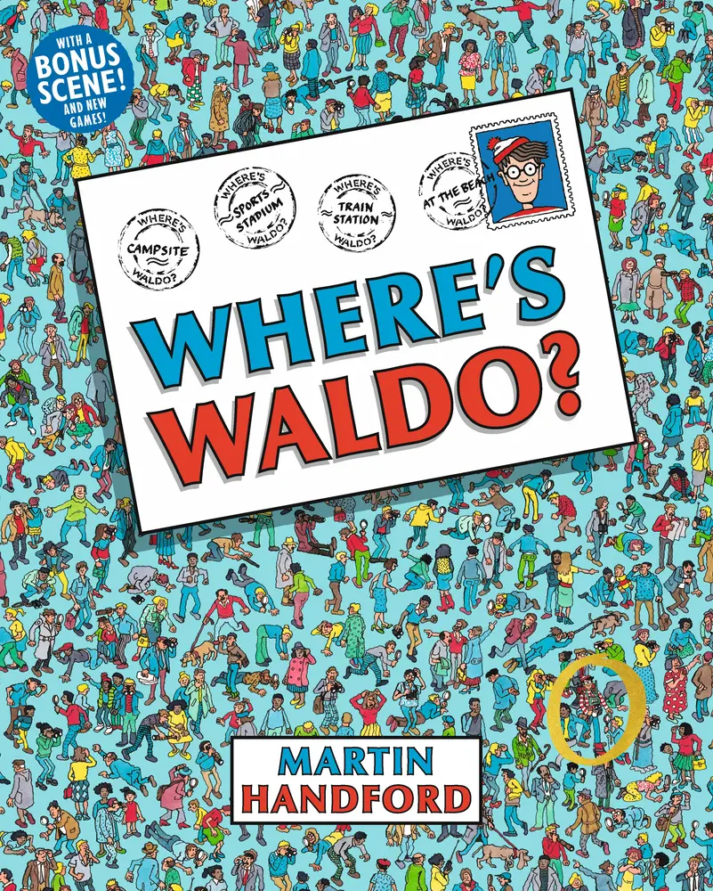 USED Book - Where's Waldo?: (A Hidden Object Activity Book with Search & Find Puzzle Games - A Perfect Gift & Travel Companion for All Ages) by Handford, Martin (Paperback) - english