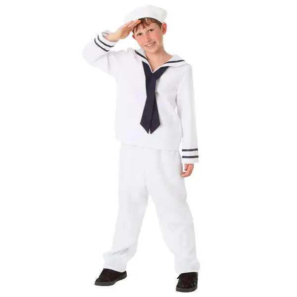 Child White Sailor Costume