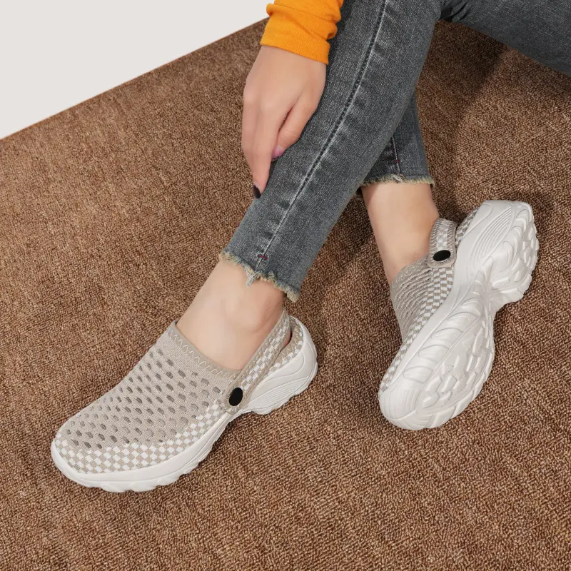 Women's Breathable Mesh Slip On Shoes, Lightweight Casual Walking Sneakers, Comfortable Non Slip Shoes for Everyday Wear