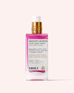 Smooth Legend After Shave Serum – Targets Ingrowns and Discoloration with Glycolic Acid & Squalane – Calms Irritation and Redness – Brightens and Smooths Skin on Legs, Underarms & Pubic Area – Lightweight, Fast-Absorbing Formula for Radiant Skin