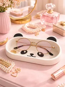 Cute Panda Glasses Holder Tray