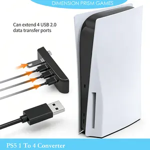 PS5 HUB Converter 1-to-4 Converter PS5 USB Converter PS5 USB Expansion TP5-0576