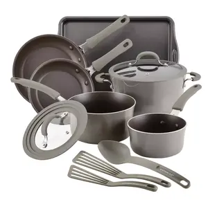 Rachael Ray Cook + Create 11-pc. Aluminum Nonstick Cookware Set