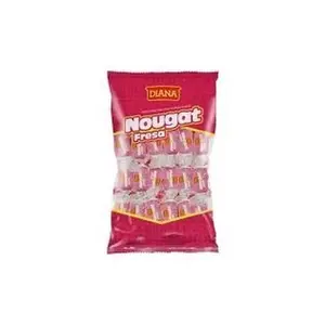 2 PACK NOUGAT FRESA CARAMELO BLANDO SABOR A FRESA CON GOMITAS DE ALMIDÓN (191 gramos)