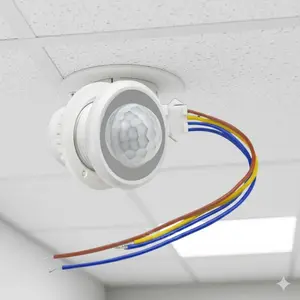 Smart Motion Sensor Switch with Adjustable Delay Infrared Sensor for Indoor Outdoor Lighting Control Energy Saving Wall Mounted Security Device