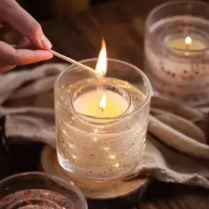 Light-sensitive LED Scented Candle - Non-toxic, Long-lasting Natural Fragrance - Perfect for Festivals, Parties, Dates, Baths - 7x8.5cm, 350g - Decor Gift Christmas