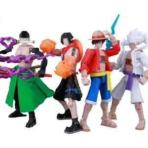 9L3D Printed Anime Naruto Demon Slayer  Pirate Hunter Greenblade Dummy13 Lucky t13 action figure Shapeshift Mannequin Toys Gifts