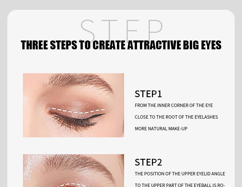 [YANQINA] Long-lasting eyeliner -lightweight, waterproof,vegan,cruelty-free,24-hour smooth application,ultra- creamy andsilky smooth texture.