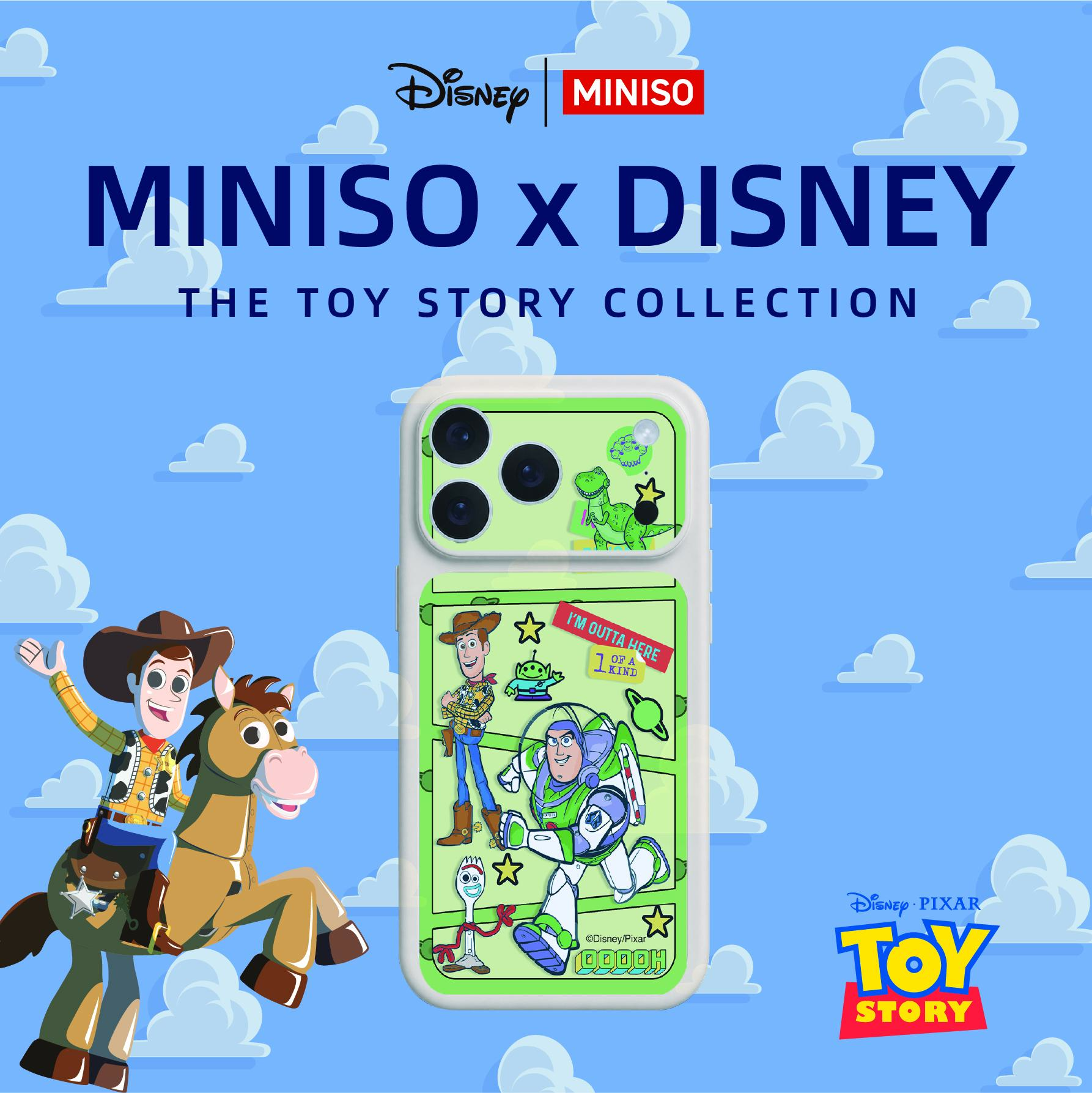 Miniso & Disney Toy Story Magnetic Phone Case for iPhone18 17 16 15 14 Pro Max, Built-in MagSafe Compatible TPU Soft Frame Cover, Cute Buzz Lightyear Comic Protective Case, Official IP Cover