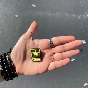 US Army croc charm
