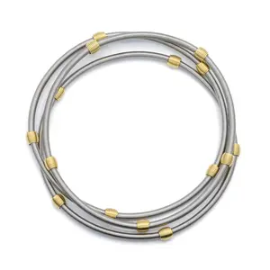Stainless Steel  Beaded DIA Bracelets