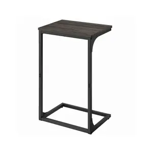VASAGLE C-Shaped Side Table for Sofa