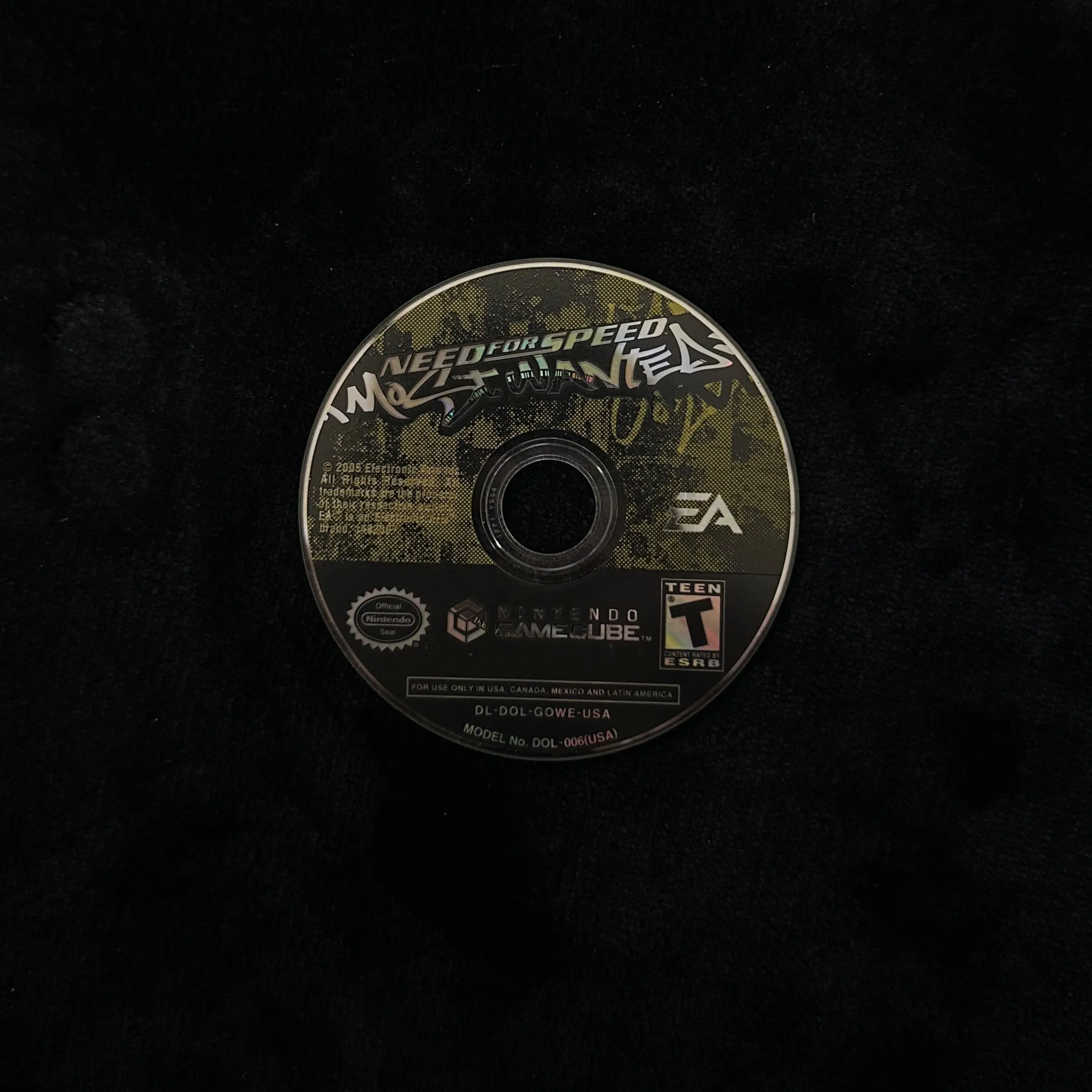 Need for Speed Most Wanted for Nintendo GameCube (loose disc)