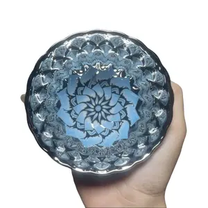 Handcrafted Jianzhan Teacups Polished Silver and White Petals Exhibition Cup Chinese Culture High Temperature Firing Handmade Ceramic Kung Fu Cup