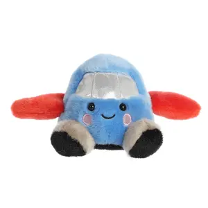 Palm Pals Adorable Amelia Jet 5 inch Blue Mini Soft Plush Collectable Stuffed Animal