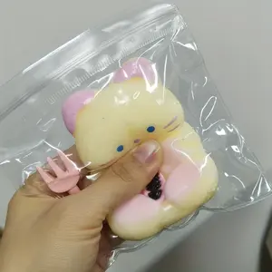 Cute Cat Pinch Toy Set - Stress Relief Squeeze Animals for Kids - Cartoon Rubber Pinchies for Holiday Gifts - Assorted Colors - Perfect for Christmas, Easter, Birthdays