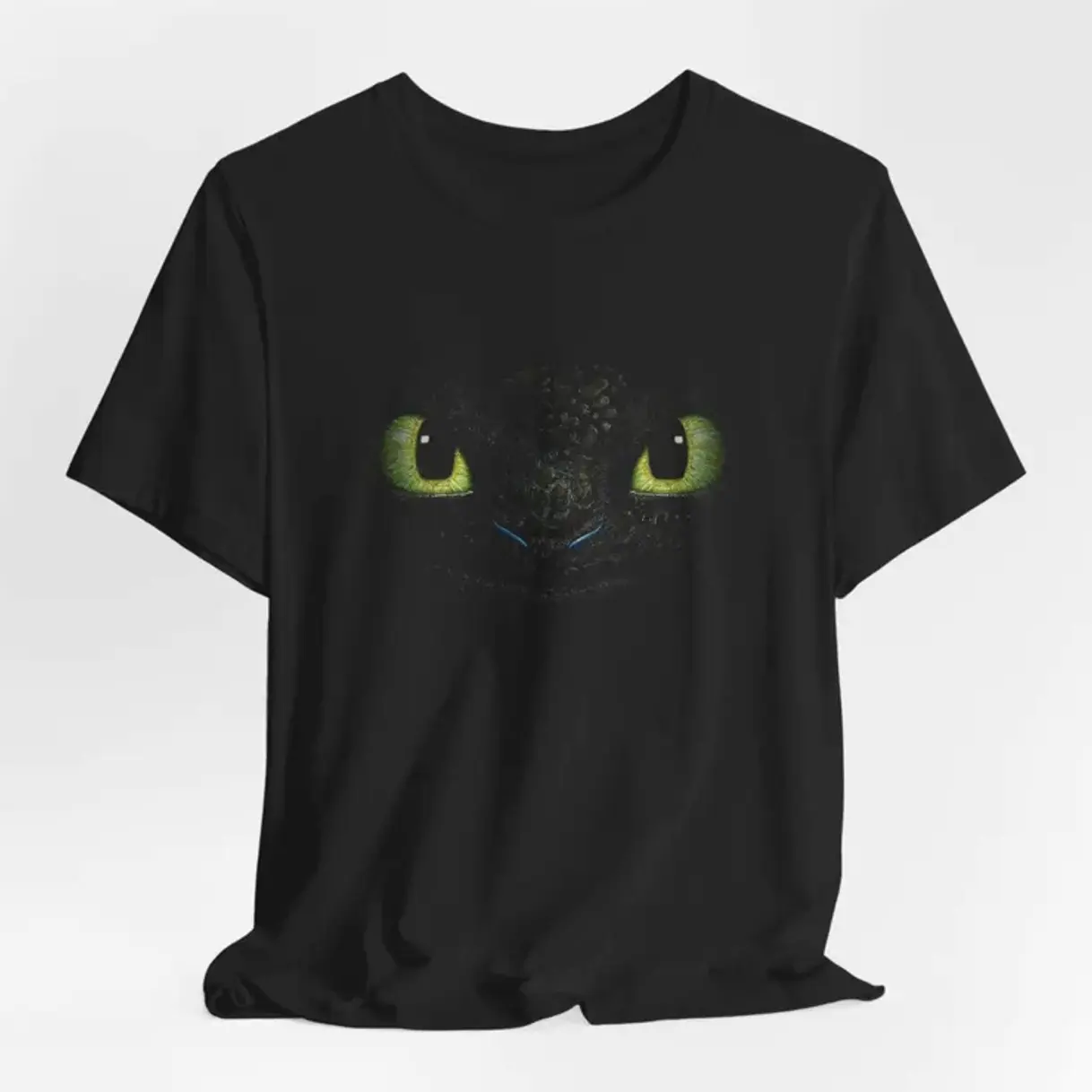 Men's Night Fury Toothless Short-Sleeve Round Neck Top - Orlando Park Fan Streetwear, Breathable Minimalist Unisex Everyday Casual Basic Tee