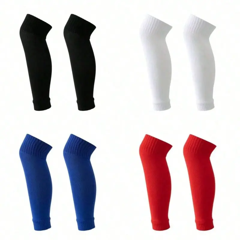 1 Pair Pressure Football Socks, Unisex Compression Leg Guards, Sports Breathable Calf Socks, Leg Covers, Football Accessories