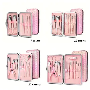 Manicure Set With Storage Case, 1 Set Portable Multi-functional Nail Clipper Kit Pedicure Care Tool, Nail Kit For Women & Men, Christmas Gift