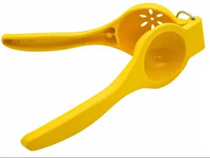 IMUSA Manual Lime and Lemon Squeezer, Citrus Juicer for Maximum Juice Extraction, Durable Yellow Handheld Tool