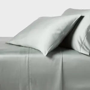 Full 320 Thread Count Cool TENCEL Lyocell Sheet Set Gray Chalk - Threshold Full 320 Thread Count Cool TENCEL Lyocell Sheet Set Gray Chalk - Threshold