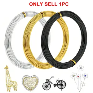 2mmx5meters /silver Color/ Plated Bendable Flexible Craft Metal Wire, Ideal for Jewelry Making, Beading, DIY Projects, DIY Jewelry Decoration