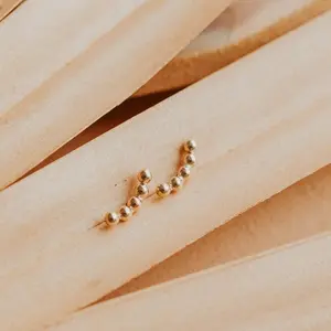 Dezi Stud Earrings by Hello Adorn 14K Gold-Fill Sterling Silver Stud Earring