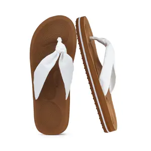 Women’s arch support flip-flops for summer outdoor wear—comfortable, versatile casual toe-post slides, non-slip, ideal for seaside/beach use