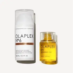 OLAPLEX The Ultimate Smooth Hair Styling Set - The Reparative Styling Routine for Instant Shiny, Smoother Hair + Heat Protection OLAPLEX The Ultimate Smooth Hair Styling Set - The Reparative Styling Routine for Instant Shiny, Smoother Hair + Heat Protection