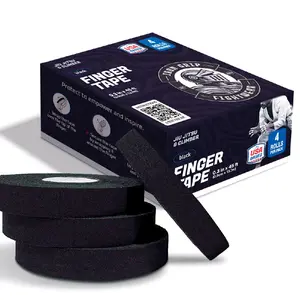 Iron Grip Fightwear Premium Finger Tape Black (0.3 in x 45 ft) – Jiu-Jitsu & Grappling