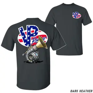 VP Racing T-Shirt, American Flag Logo Graphic - full size and color, car love, Shirt for men, new design limited, soft and comfortable, Menswear Tops - LORA ATCHER