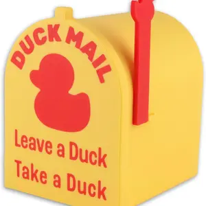 Cruise Duck Mailbox Magnet, 3D Printed, Mailbox, Magnetic Wall Mount for Cruise Ship Cabin Door, Cute Decor & Interactive Toy for Duck Hunting Game
