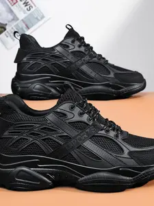 Spring Summer Men's Invisible Height Increase Shoes, Breathable Mesh Dad Sneakers, Thick Sole Casual Sports Shoes for Men