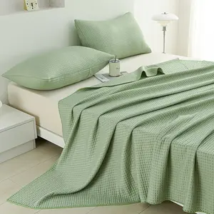 New Arrival! Lightweight Summer Quilt, Cold Sensory Fabric Air Conditioning Blanket, Breathable Moisture-Wicking, Single & Double Size Available