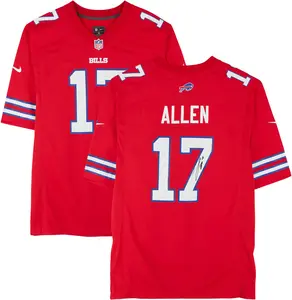 Josh Allen Buffalo Bills Autographed Nike Red Game Jersey - Fanatics Authentic Certified