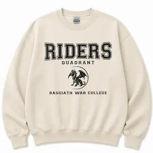 Riders Quadrant Fourth Wing Sweathirt, Officially Licensed Fourth Wing Merch, Basgiath Shirt, Xaden Riorson Hoodie, Rebecca Yarros Crewneck
