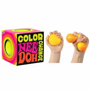 NEEDOH Color Change Squishy Ball Sensory Fidget Stress Toy Viral- YELLOW PINK OR BLUE